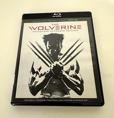 The Wolverine Unleashed Extended Edition Blu-ray (4-Disc Set 3D DVD) Marvel