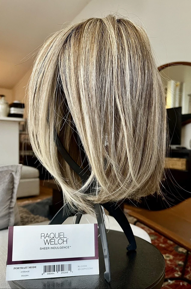 Peluca Raquel Welch Modo Retrato Encaje Sintético Frontal Mono Top/Capuchino Sombreado Foto 2 de 4