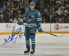 Shakir Mukhamadullin Signed 8x10 Photo! SAN JOSE SHARKS TOP PROSPECT!! W/COA