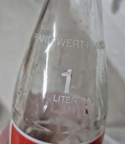 Coke FLASCHE 1 Liter Alt, LEERFLASCHE - Bild 3 von 5