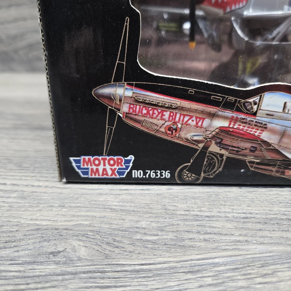 Motor Max Die-cast Metal and Plastic P-51 Mustang Plane Gladys 1:48 Scale NEW - Image 2 of 4