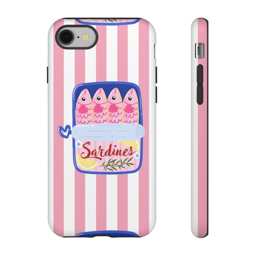 Fun Sardines Phone Case, Quirky Phone Cover, Cute Gift for Food Lovers - 第 2/261 張圖片