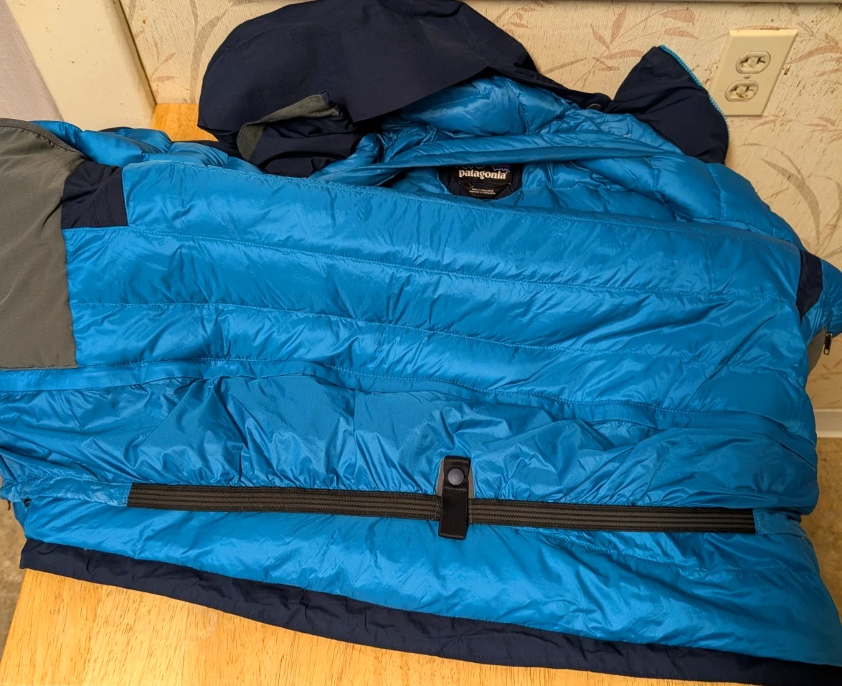 Patagonia Men's Powder Bowl GoreTex Navy Blue Insulated Down Ski Jacket Size L image 8