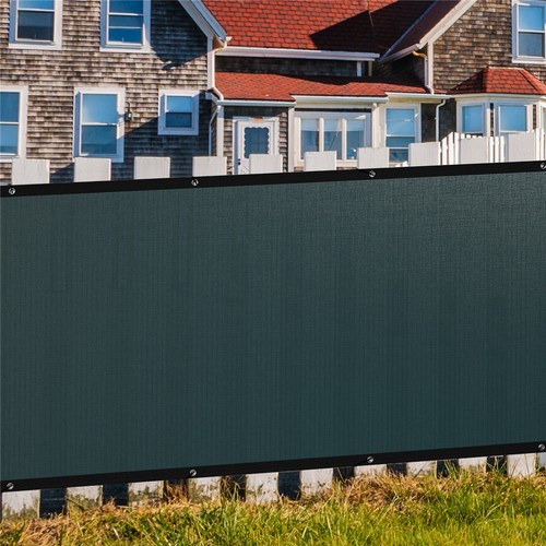 3'/4'/5'/6'x50' Fence Privacy Screen, Backyard Shade Mesh Tarp Garden Windscreen - Picture 34 of 60