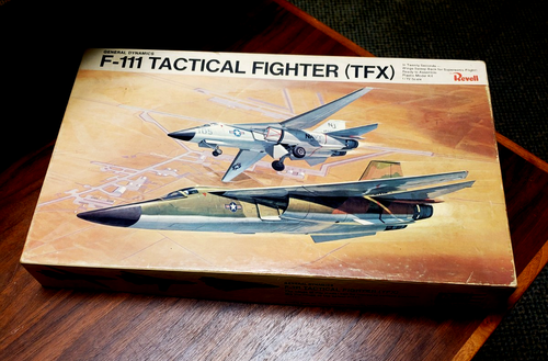 Rare Revell F-111A (USAF) Model Kit Shelf B