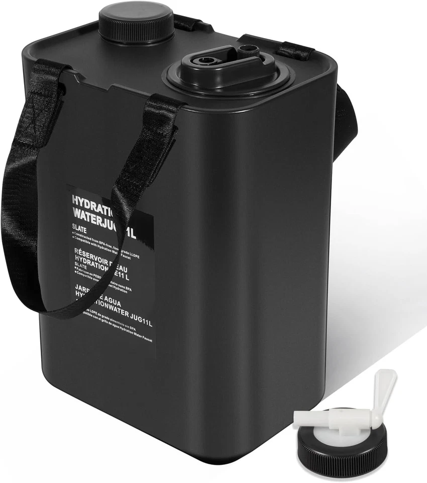 GO 11L BPA Free, Food Grade Hydration Water Storage Container Jug for Camping