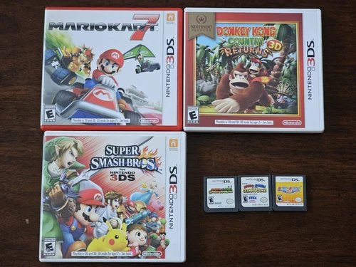 Donkey Kong Smash Mario Kart 7 Luigi Bowser's Inside Story Party Olympic DS 3DS