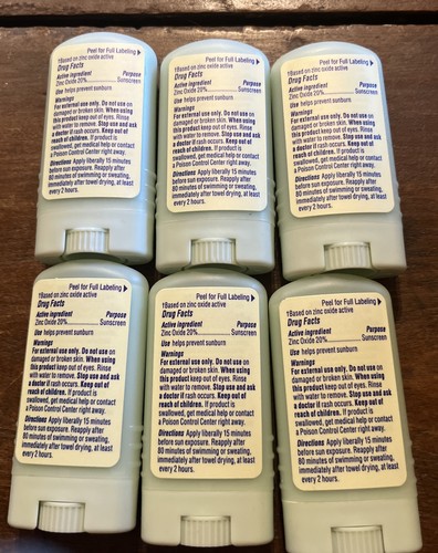 6 Coppertone Pure & Simple Baby Mineral Sunscreen Stick SPF 50 *No Box/Date* B39 - Picture 2 of 2