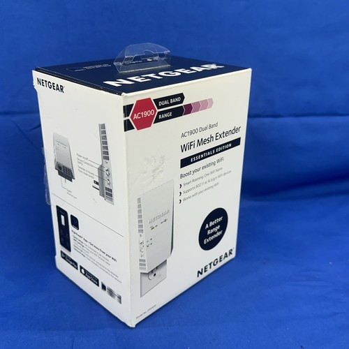 Netgear AC1900 Dual Band WiFi Mesh Range Extender / EX6400-100NAS / NOWY Open Box - Zdjęcie 8 z 11