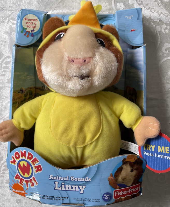 Fisher-Price Wonder Pets Linny Plush Stuffed Animal Sounds.  