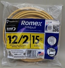 Southwire Romex Type NM-B 12/2 with Ground, 15 ft.