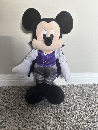 Peluche Disney World Park Mickey Mouse Vampiro Halloween Exclusivo Edición Limitada - Imagen 12 de 12