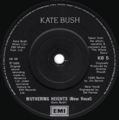 Kate Bush - Experiment IV / Wuthering Live - 7" Vinyl Single - 1986 EMI Records - Bild 4 von 4
