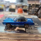 Hot Wheels Redline Car 1968 Blue Custom Cadillac El Dorado USA