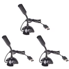 3X USB Microphone Web Flexible Noise Canceling Mic for  PC Computer Laptop3962