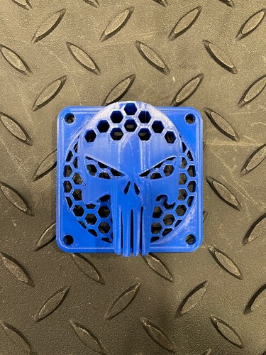 30mm 3D Punisher Skull Motor Fan Shroud, Debris Cover, RC Car, Truck and Buggy - Picture 14 of 19