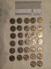 Kennedy 40% Silver and Copper Clad Half Dollars 1967-2000 33 Circulated Coins