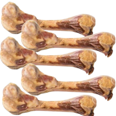 ZOLUX Knochen Parmaschinken Kauknochen mit saftigen Fleischstücken L 5x370 g