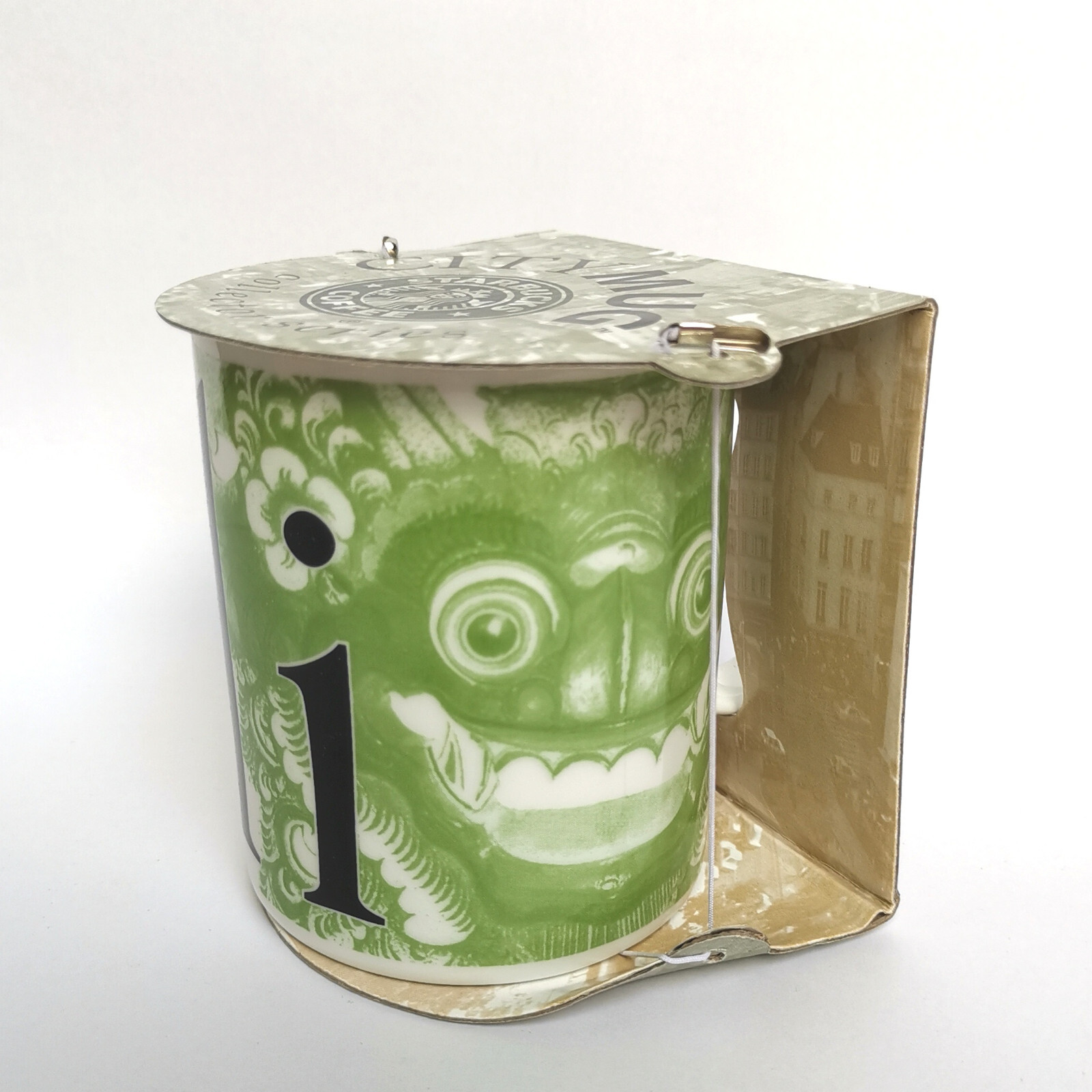 STARBUCKS 2003 . City Mug Bali Tiki Face Indonesien . Collector Series