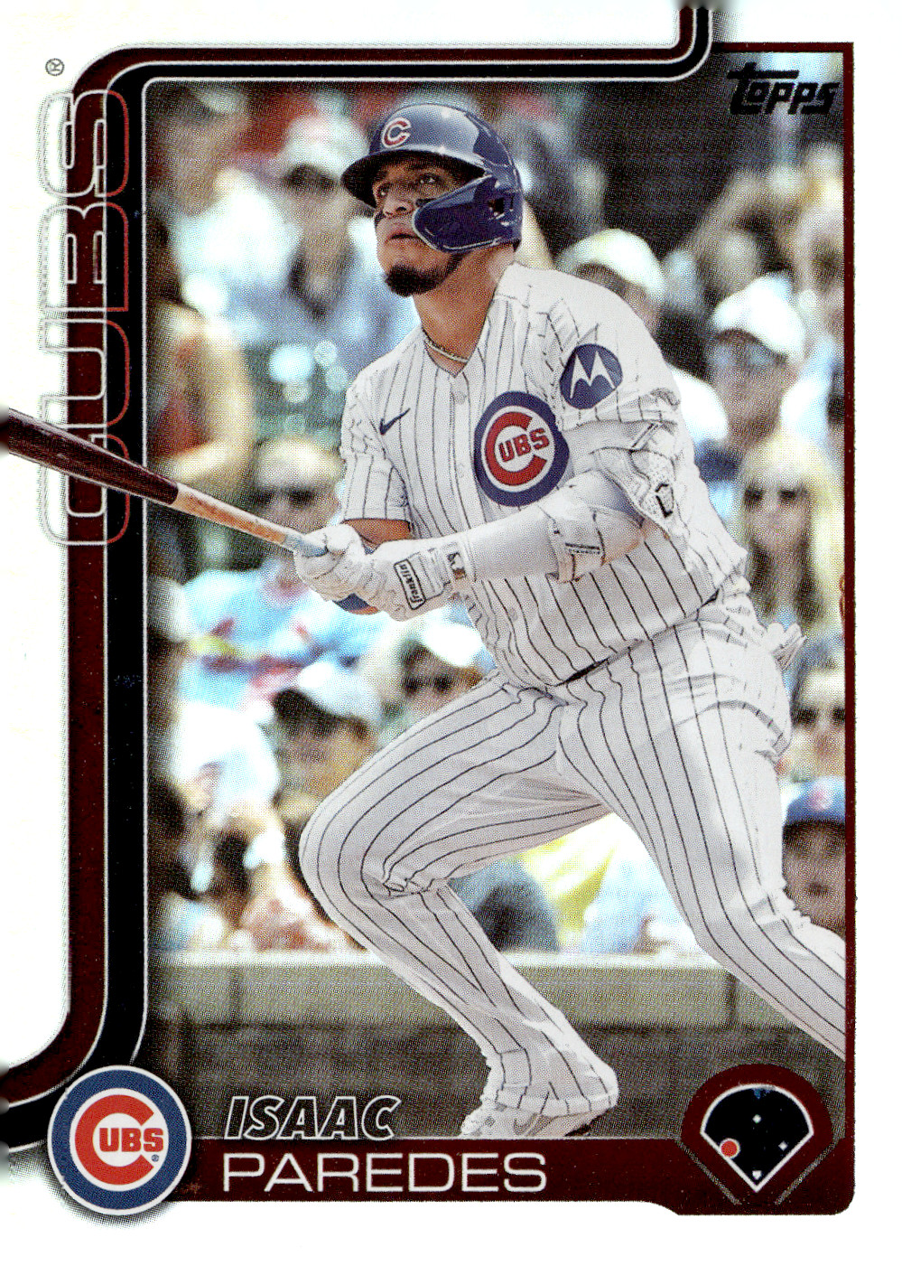2025 Topps Series 1 Rainbow Foil - #138 Isaac Paredes Cubs