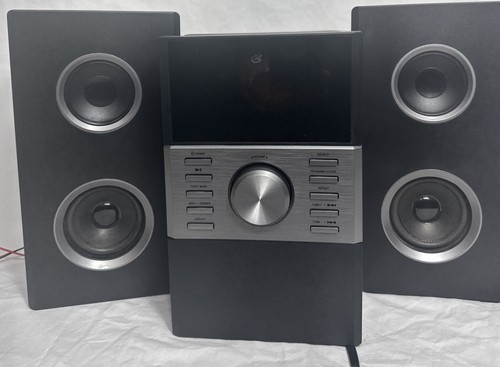 GPX Intertek HC425B Radio CD Player AM/FM Clock W/Speakers Home Music System - Picture 1 of 8