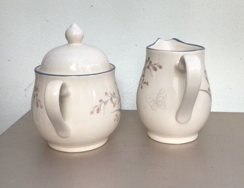 New NORITAKE KILKEE CREAMER AND SUGAR BOWL with Lid Keltcraft Ireland - Picture 5 of 7