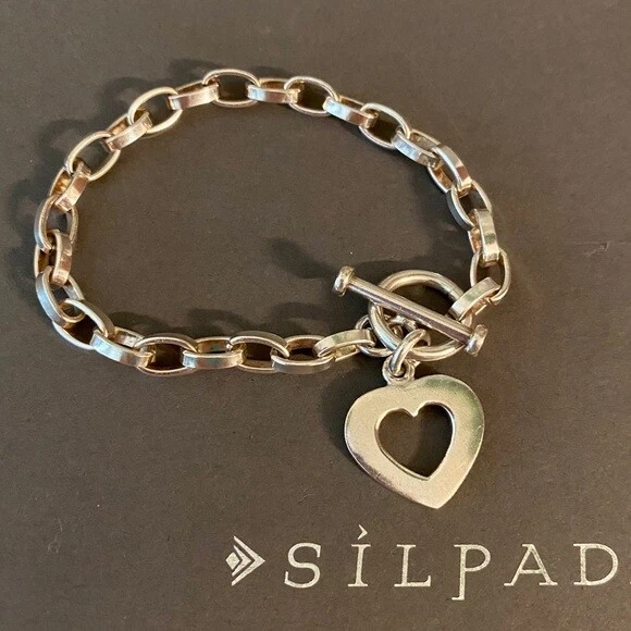 Silpada heart bracelet sale