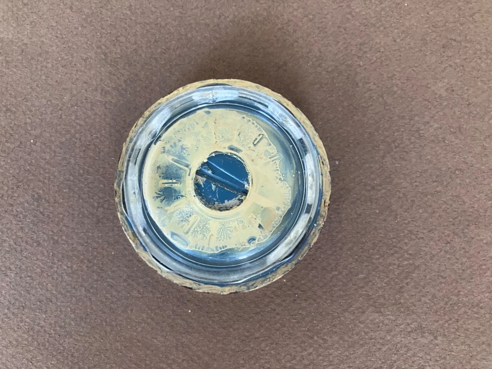 Opel Olympia Rekord P1 Steering Wheel Center Horn Button Cap 1958 1959 1960 - Image 4 of 4