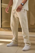 Men's Floral Print Cotton Athletic Trousers