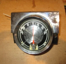 Vintage AirGuide 1950's-1960's Boats Universal Surface Mount Ammeter Gauge