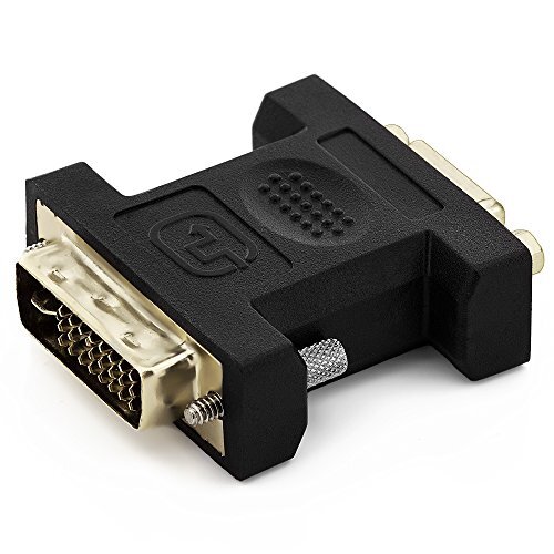 deleyCON VGA a DVI-I Adattatore - VGA Femmina a DVI-I Maschio per Monitor PC ...