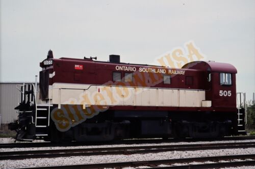 Vtg 2006 Train Slide 505 Ontario Southland Railway Engine ON Canada X8P138 - Picture 1 of 3