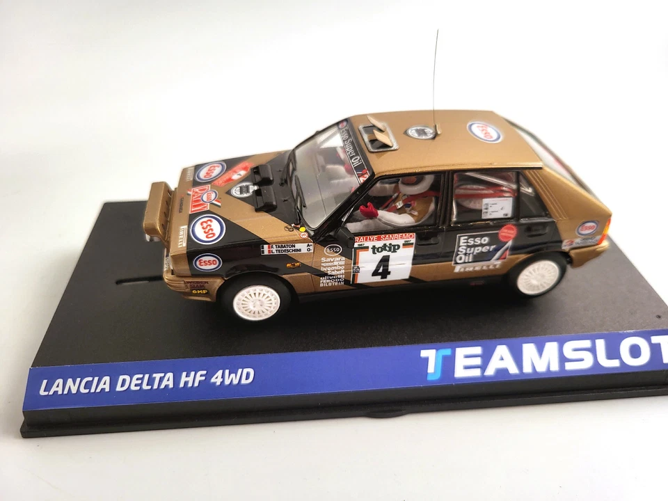 SLOT CAR TEAMSLOT LANCIA DELTA HF 4WD 1:32 OTTIME CONDIZIONI - Immagine 2 di 4