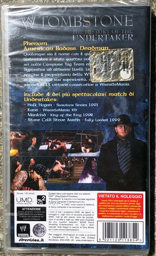 PSP UMD VIDEO WWE TOMBSTONE THE HISTORY OF THE BEDERTAKER - ORIGINAL VERS. NEU! - Bild 2 von 2