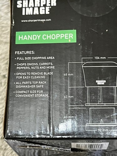 Sharper Image Handy Chopper Compact Size For Storage Full Size Chopping Area - 第 5/14 張圖片