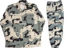 Original Kuwait PC Unit Chocolate Chip Variation Camouflage Uniforms