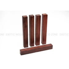 5 Pcs, Granadillo Pen Blank 3/4x 3/4x 5- Woodturning Craft- Free US Shipping