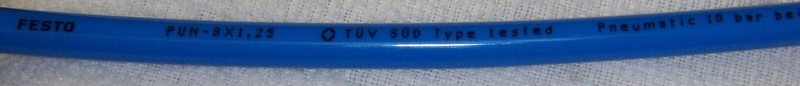 Legris 8 mm OD pneumatic tube (9 feet long)