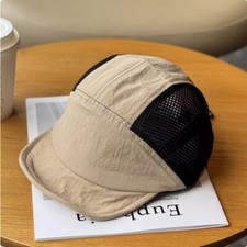 Hot Quick-Drying Short Brim Baseball Cap Mesh Trucker Hat Casual Sport Unisex