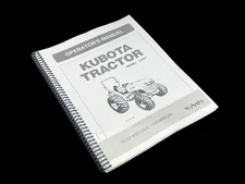 Kubota Tractor L4701 Operators Manual: 122 Pages Coil Bound