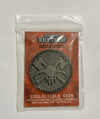 Kill Team: Gallowfall Sammelmünze, Games Workshop, Warhammer, versiegelt, NEU