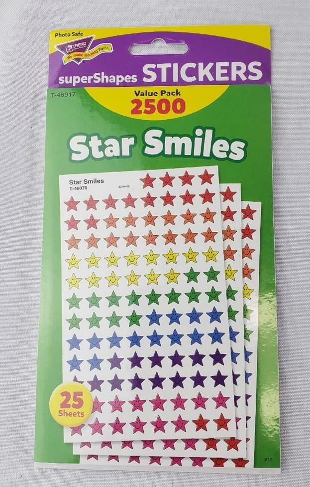 Super Star Stickers, Star Shaped