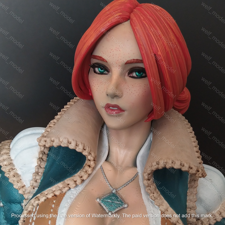 SWTOYS 1/6 FS064 The Witcher Triss Merigold Collectible FİGÜR on - 1301852687