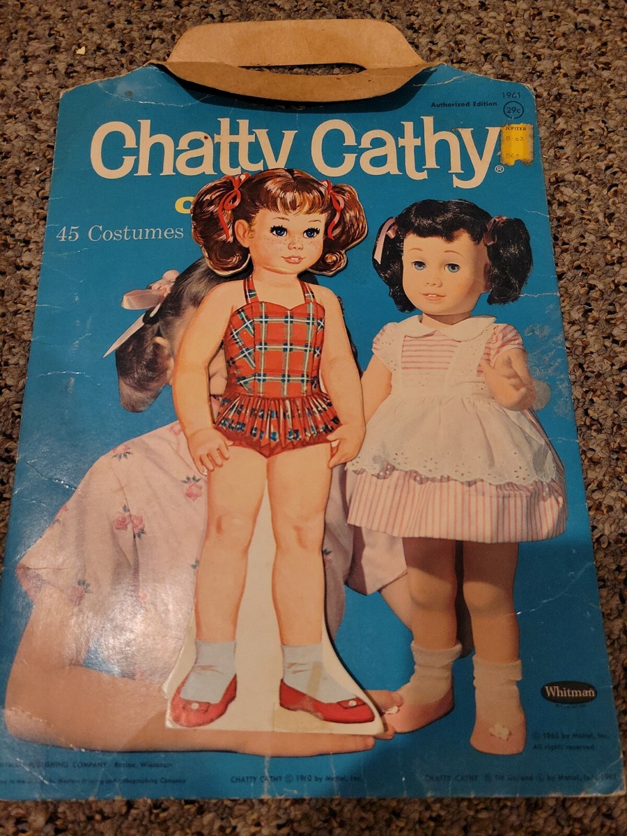 人形 Chatty Cathy dolls Mattel Chatty Cathy Paper Dolls Cut Outs 1960 Whitman | eBay