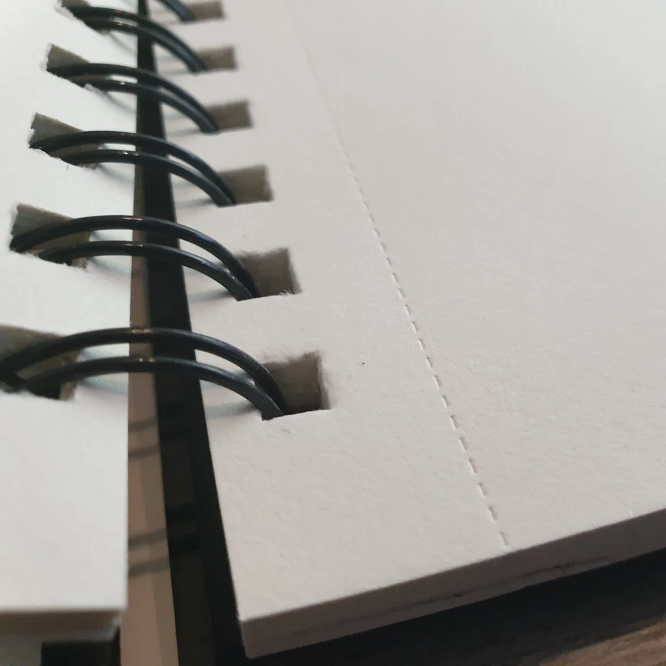 Skizzenbuch A4 130g 50 Blatt Skizzenblock Spiralblock Zeichenblock Skizzenpapier - Bild 2 von 4