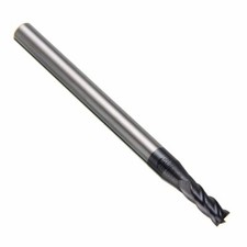 3MM Tungsten Carbide End Mill 4 Flute HRC50 50MM Length Flat Bottom 4MM Shank