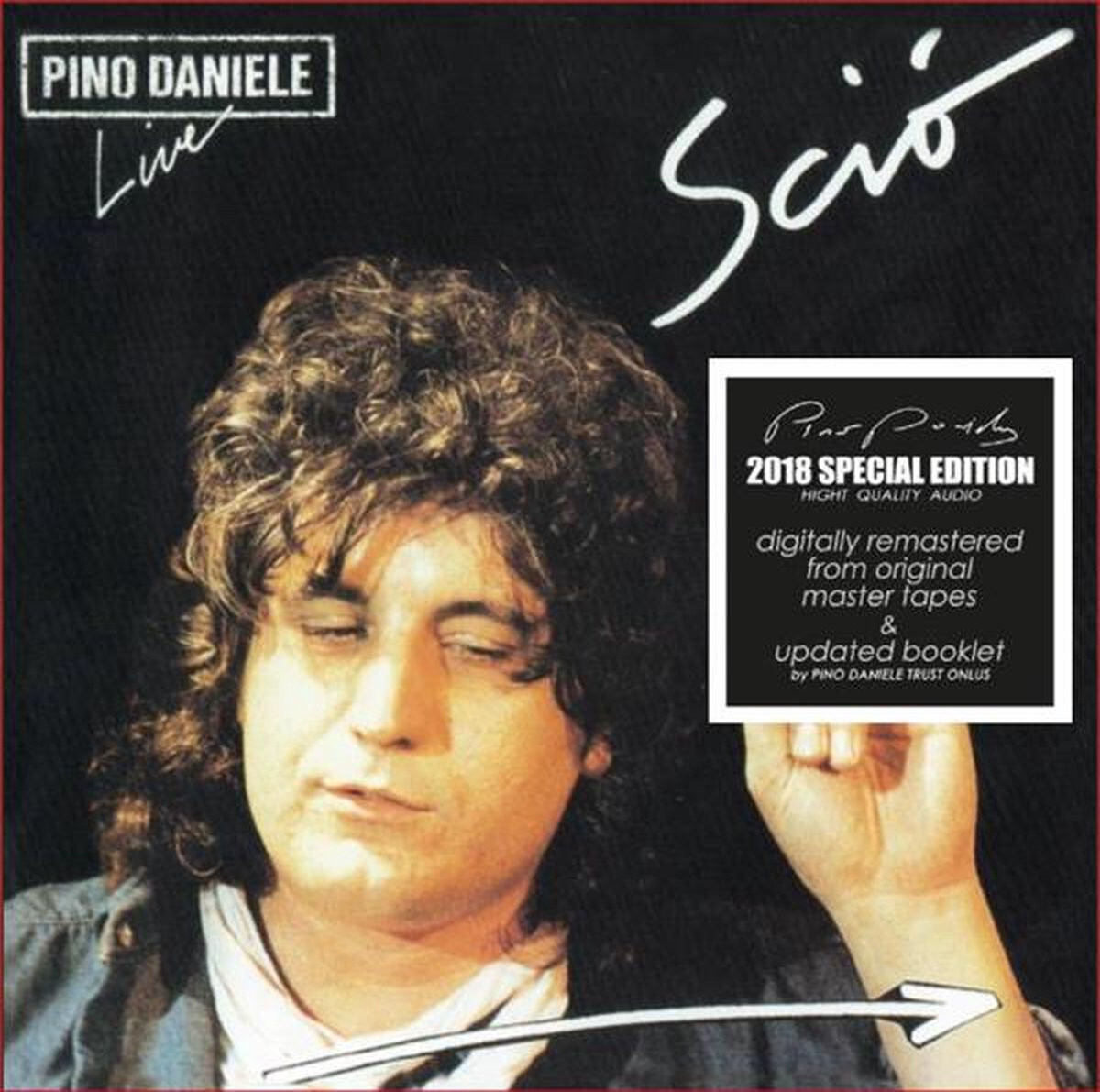 Pino Daniele Sciò (Live) Double Vinyl LP Remastered With Alternative Cover New