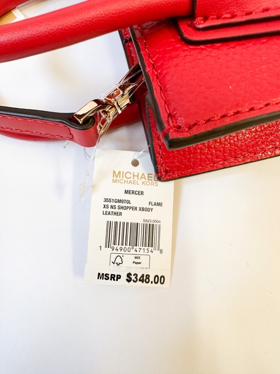 Michael Kors Mercer XS North South Shopper Mini Satchel Crossbody