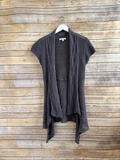 CAbi Short Sleeve Open Front Cardigan Sweater Style 286 Size Small