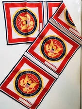 Vintage 1960s Frankie Welch Nylon Scarf Member of Congress United States